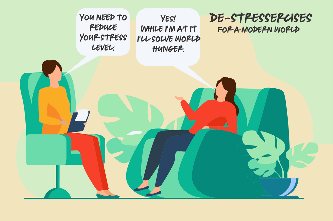 Meditation for Beginners.   "De-stressercises" for modern life