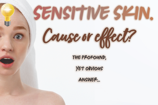 Skin sensitivity.  Cause or effect?